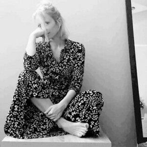 Zara black and white leopard maxi dress